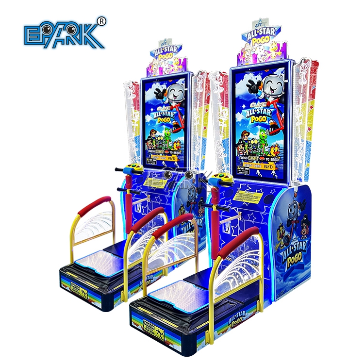 Coin Operated Game Machine All Star Pogo Kids Jumping Arcade Game ...