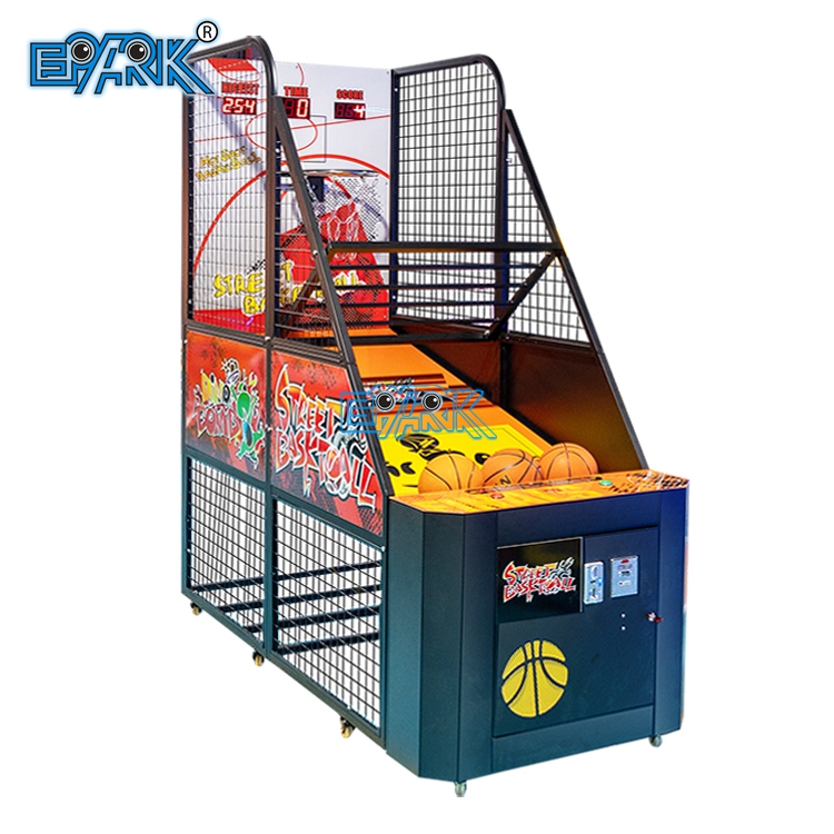 Amusement Park Coin Operated Indoor Sport Machine Street Basketball